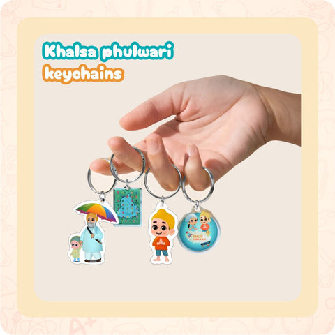 Khalsa Phulwari Keychains